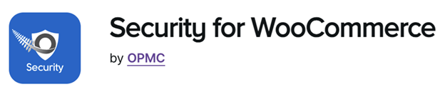 Security for WooCommerce by OPMC